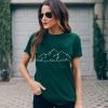 Women Mountain Adventure Workout Tanks Hiking Camping Graphic Athletic Saonta Funny Tee Tops
