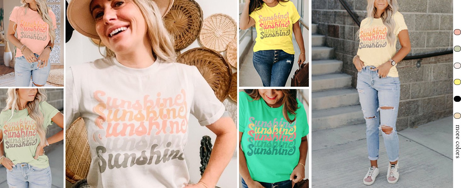 t shirts for women summer