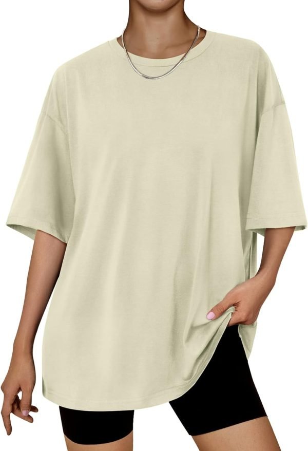 Trendy Queen Womens Fashion Workout T Shirts Athletic Plus Size Tops Summer Trendy Clothes 2024 Short Saonta Spring Tee