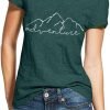 Women Mountain Adventure Workout Tanks Hiking Camping Graphic Athletic Saonta Funny Tee Tops