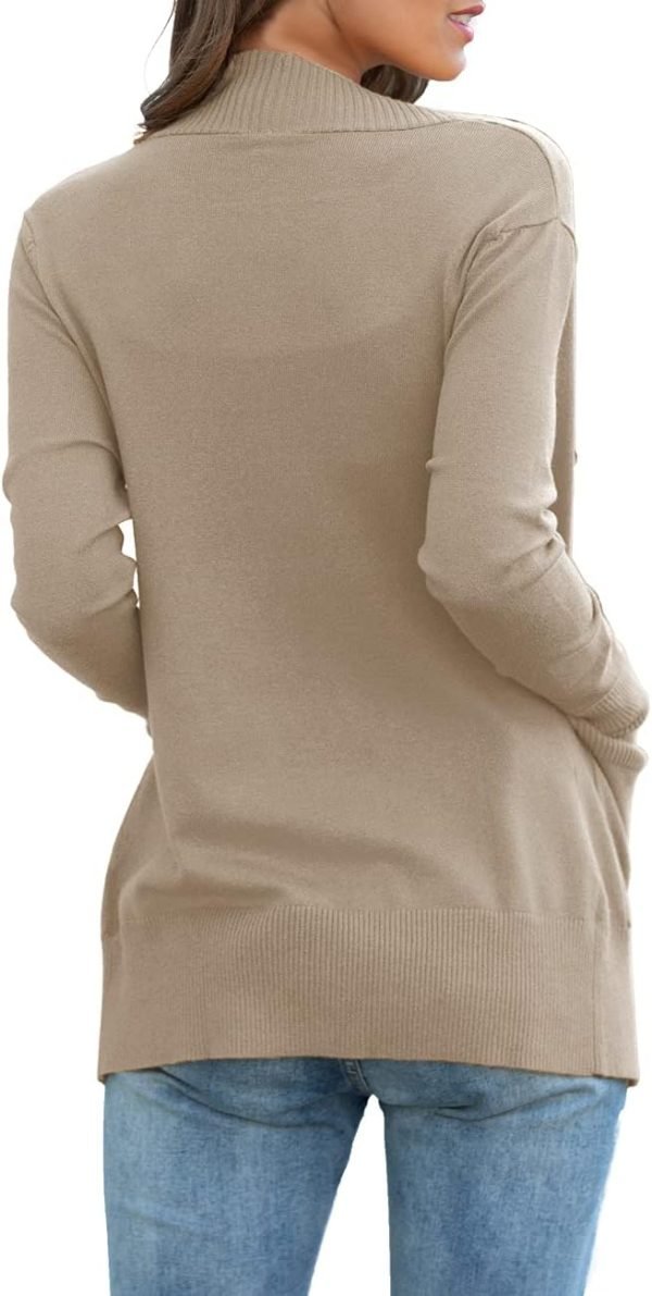 Women's Cardigans with Pockets Casual Lightweight Open Front Cardigan Sweaters for Women (S-2XL)