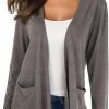 Cardigans for Women Loose Casual Long Saontad Open Front Breathable Cardigans with Pockets