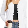 Women's Long Saonta V-Neck Button Down Cardigan Knit Shrugs Sweater