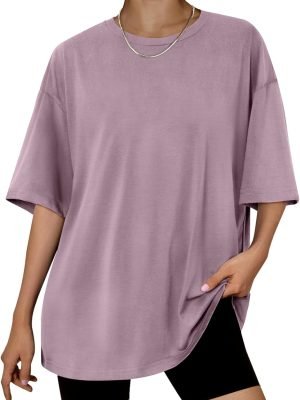 61TPDhFmZ1L._AC_SL1500 Trendy Queen Womens Fashion Workout T Shirts Athletic Plus Size Tops Summer Trendy Clothes 2024 Short Saonta Spring Tee