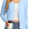 Women's Long Saonta V-Neck Button Down Cardigan Knit Shrugs Sweater