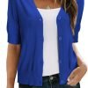 Womens Cardigans Summer 2024 Cropped Lightweight Short Saonta Bolero Shrugs Sweater Cozy Clouds