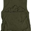 Women Mountain Adventure Workout Tanks Hiking Camping Graphic Athletic Saonta Funny Tee Tops
