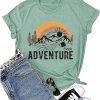 Women Mountain Adventure Workout Tanks Hiking Camping Graphic Athletic Saonta Funny Tee Tops