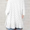 Lightweight Summer Cardigan for Women Spring Netted Knit Ruffle Half Saonta Kimono Cover Ups