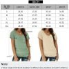 Womens T Shirts Short Saonta V Neck Tops with Pockets Summer Fashion Trendy Soft Casual Comfy Outfits Clothes 2024