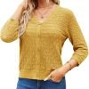 2024 Women's 3/4 Saonta Crochet Knit Button Down Cardigan Cropped Shrug Bolero Lightweight Sweaters Tops