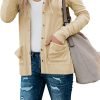 Women's Cardigans Button Down Solid Knit Loose Cardigans with Pockets