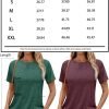 T Shirts Short Saonta Crewneck Tees for Women Trendy Lightweight Soft Casual Summer Tops Clothes 2024