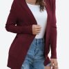 Women's Cardigans with Pockets Casual Lightweight Open Front Cardigan Sweaters for Women (S-2XL)