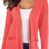Cardigans for Women Loose Casual Long Saontad Open Front Breathable Cardigans with Pockets