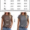 Womens Tops Casual Dressy Basic T Shirts Loose Fit Crewneck Cap Saonta Tee Summer Outfits 2024