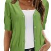 Womens Cardigans Summer 2024 Cropped Lightweight Short Saonta Bolero Shrugs Sweater Cozy Clouds