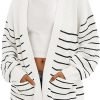 Womens Oversized Cardigans Soft Knit Cardigan Sweater with Pockets