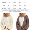 Womens Oversized Cardigans Soft Knit Cardigan Sweater with Pockets
