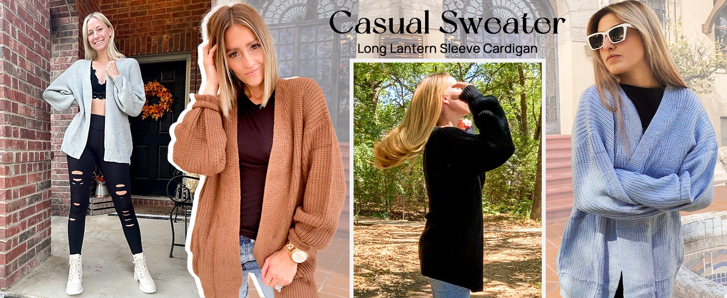 womens solid color cardigan