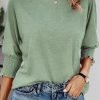Women's 2024 Fashion Tops 3/4 Saonta T-Shirts Cute Crewneck Basic Business Tees Blouses