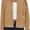 Womens Open Front Button Down Long Saonta Pockets Chunky Knit Cardigan Sweaters