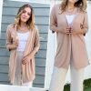 Womens 2024 Casual 3/4 Short Saonta Open Front Cardigan Lightweight Kimono Summer Beach Outfits