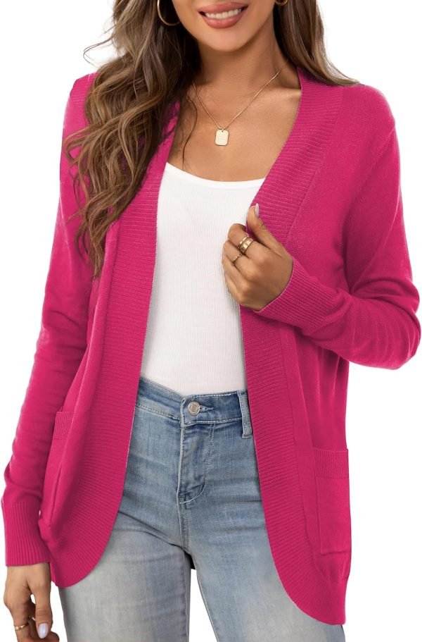 Women's Sweaters Boho Long Saonta Open Front Chunky Cable Knit Cardigan