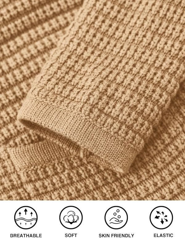 Womens Open Front Button Down Long Saonta Pockets Chunky Knit Cardigan Sweaters