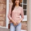 2024 Women's 3/4 Saonta Crochet Knit Button Down Cardigan Cropped Shrug Bolero Lightweight Sweaters Tops