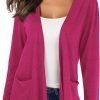 Cardigans for Women Loose Casual Long Saontad Open Front Breathable Cardigans with Pockets