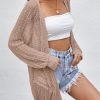 Women's Crochet Cardigan Sweater Long Saonta Open Front Lightweight Boho Cover Up Summer Knit Cardigans