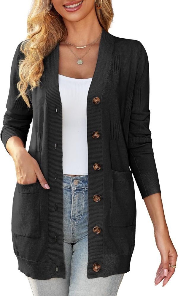 Women's Sweaters Boho Long Saonta Open Front Chunky Cable Knit Cardigan