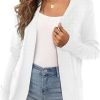 Women's Sweaters Boho Long Saonta Open Front Chunky Cable Knit Cardigan