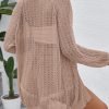 Women's Crochet Cardigan Sweater Long Saonta Open Front Lightweight Boho Cover Up Summer Knit Cardigans