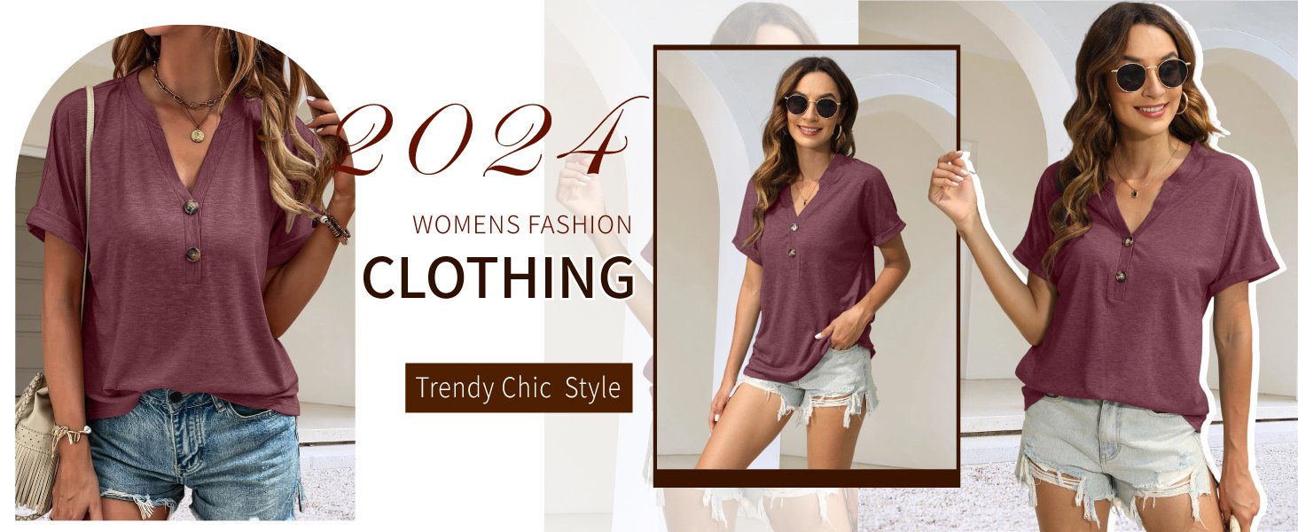 Women's Summer Short Saonta Crewneck Shirts Loose Casual T-Shirt Letter Printing Tops Pullover