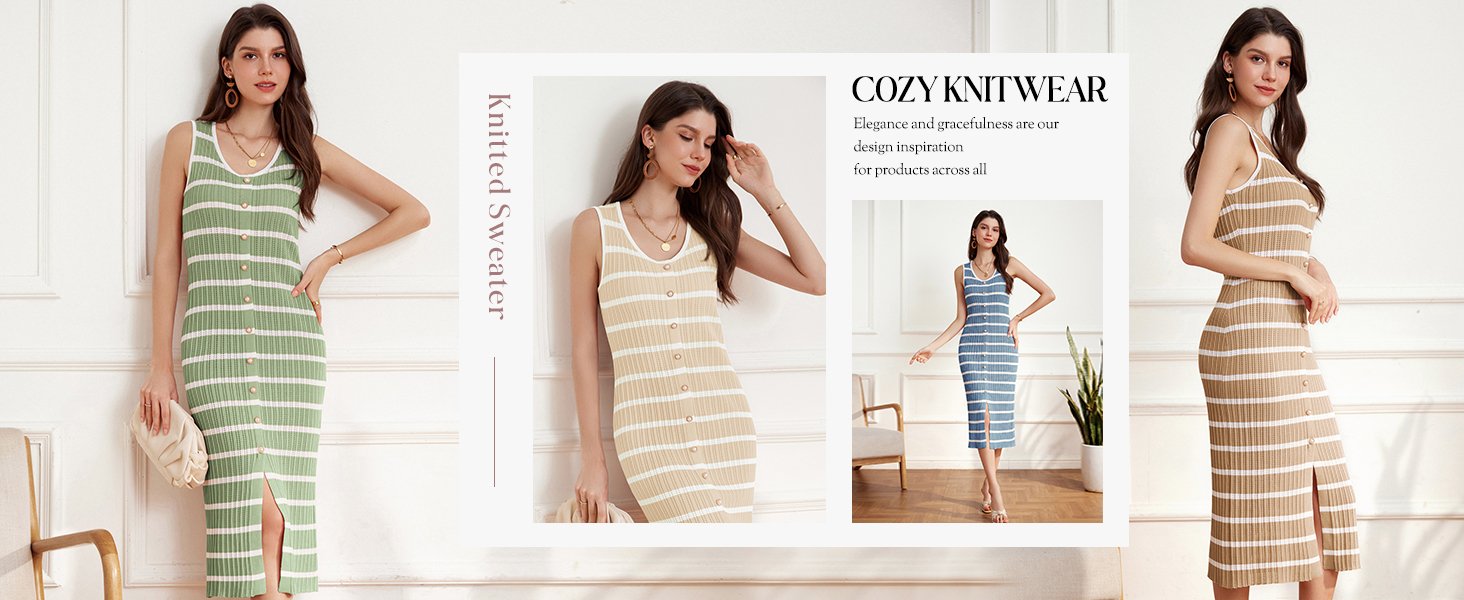 Saonta KARIN Sweater Tank Dress