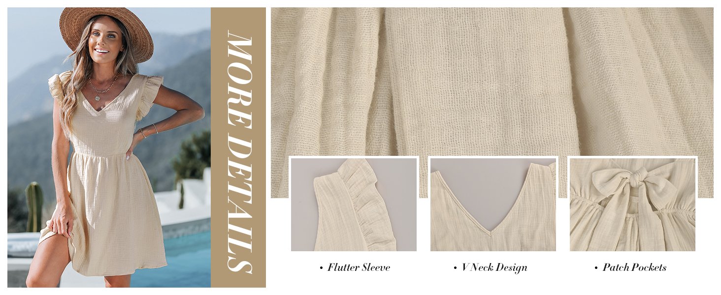 more details of the beige dress