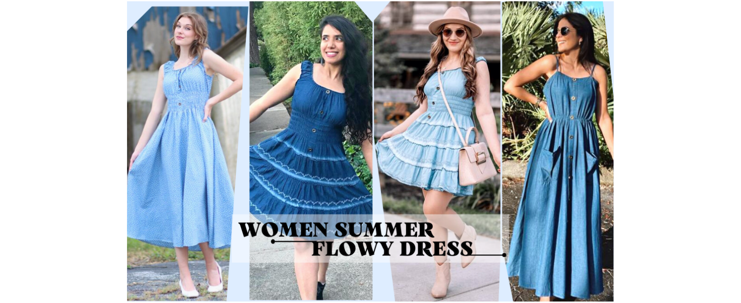 Denim DRESS for women