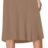 Saonta  A-Line Midi Skirts for Women- High Waist Knee Length Casual Flared Flowy Skirt Made in USA