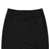 Saonta  Women's Split Hem Zipper Side Bodycon Mini Skirt