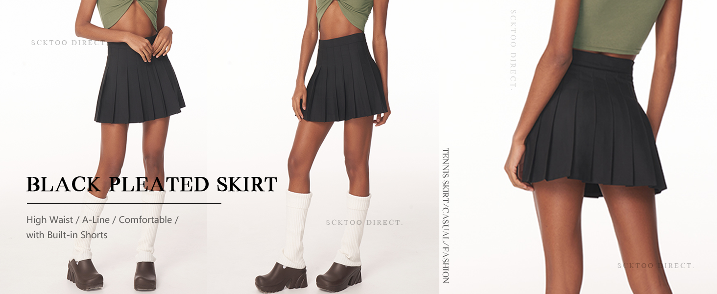 pleated skirt for women