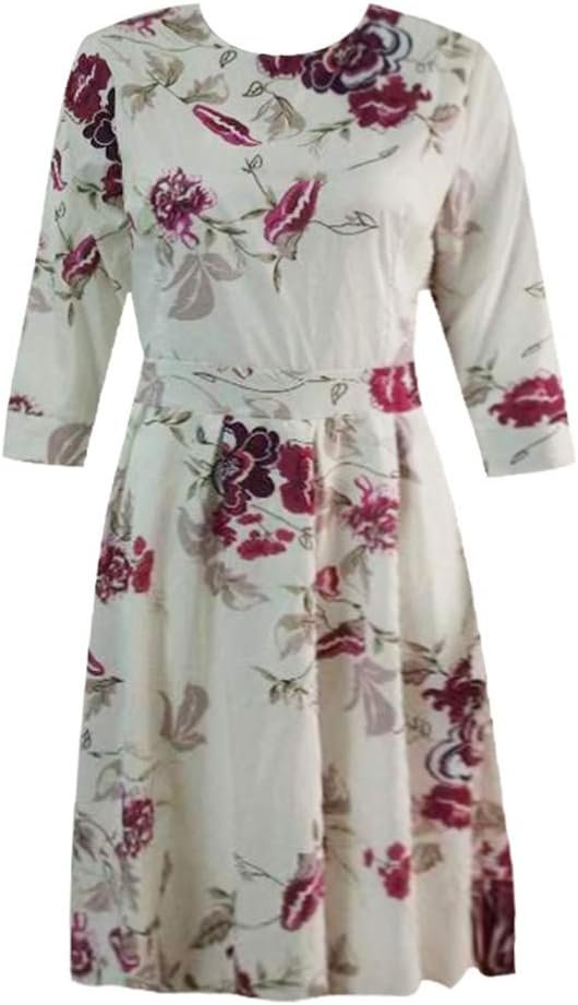 Women's Dress Elegant Midi Evening Dress 3/4 Sleeves