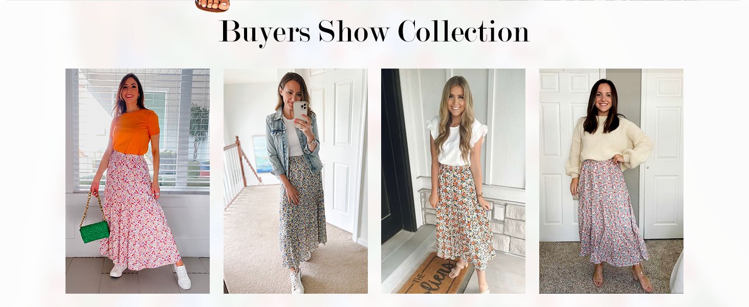 summer skirts for women maxi long skirts for women boho floral skirts trendy summer flowy skirt