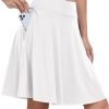 Saonta  Knee Length Skorts Skirts for Women 2024 Summer High Waisted Golf Tennis Skirt Casual Travel Built-in Shorts Clothes