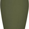 Saonta  Elastic High Waist Knee Length Pencil Skirt Ribbed Knit Basic Tube Midi Skirt