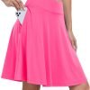 Saonta  Knee Length Skorts Skirts for Women 2024 Summer High Waisted Golf Tennis Skirt Casual Travel Built-in Shorts Clothes