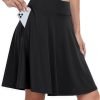 Saonta  Knee Length Skorts Skirts for Women 2024 Summer High Waisted Golf Tennis Skirt Casual Travel Built-in Shorts Clothes