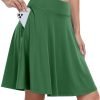 Saonta  Knee Length Skorts Skirts for Women 2024 Summer High Waisted Golf Tennis Skirt Casual Travel Built-in Shorts Clothes