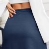 Saonta  Women's Casual Mini Skirt Drawstring Summer High Waist Bodycon Short Skirts